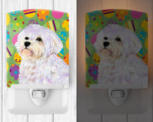 Load image into Gallery viewer, Maltese Easter Eggtravaganza Ceramic Night Light SS4826CNL