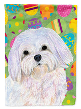Load image into Gallery viewer, Maltese Easter Eggtravaganza Garden Flag - Outdoor Decorative Yard Flag