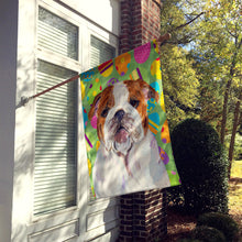 Load image into Gallery viewer, Bulldog English Easter Eggtravaganza Flag Canvas House Size