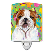 Load image into Gallery viewer, Bulldog English Easter Eggtravaganza Ceramic Night Light SS4829CNL