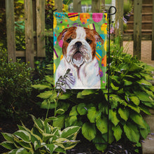 Load image into Gallery viewer, Bulldog English Easter Eggtravaganza Garden Flag - Outdoor Decorative Yard Flag