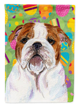 Load image into Gallery viewer, Bulldog English Easter Eggtravaganza Garden Flag - Outdoor Decorative Yard Flag