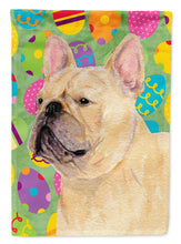 Load image into Gallery viewer, French Bulldog Easter Eggtravaganza Flag Canvas House Size
