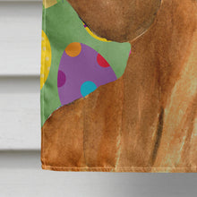 Load image into Gallery viewer, Dachshund Easter Eggtravaganza Flag Canvas House Size