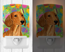 Load image into Gallery viewer, Dachshund Easter Eggtravaganza Ceramic Night Light SS4832CNL