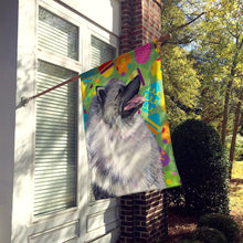 Load image into Gallery viewer, Keeshond Easter Eggtravaganza Flag Canvas House Size