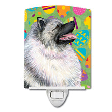 Load image into Gallery viewer, Keeshond Easter Eggtravaganza Ceramic Night Light SS4833CNL
