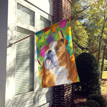 Load image into Gallery viewer, Bulldog English Easter Eggtravaganza Flag Canvas House Size