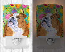 Load image into Gallery viewer, Bulldog English Easter Eggtravaganza Ceramic Night Light SS4836CNL