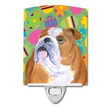 Load image into Gallery viewer, Bulldog English Easter Eggtravaganza Ceramic Night Light SS4836CNL