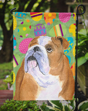 Load image into Gallery viewer, Bulldog English Easter Eggtravaganza Garden Flag - Outdoor Decorative Yard Flag