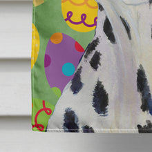 Load image into Gallery viewer, Dalmatian Easter Eggtravaganza Flag Canvas House Size
