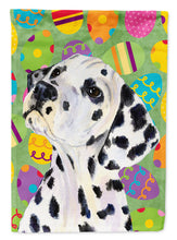 Load image into Gallery viewer, Dalmatian Easter Eggtravaganza Flag Canvas House Size