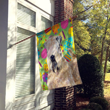 Load image into Gallery viewer, Wheaten Terrier Soft Coated Easter Eggtravaganza Flag Canvas House Size