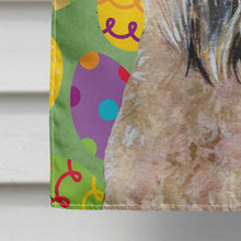 Load image into Gallery viewer, Wheaten Terrier Soft Coated Easter Eggtravaganza Flag Canvas House Size