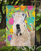 Load image into Gallery viewer, Wheaten Terrier Soft Coated Easter Eggtravaganza Garden Flag - Outdoor Decorative Yard Flag