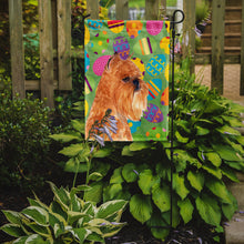 Load image into Gallery viewer, Brussels Griffon Easter Eggtravaganza Garden Flag - Outdoor Decorative Yard Flag