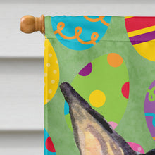 Load image into Gallery viewer, Doberman Easter Eggtravaganza Flag Canvas House Size