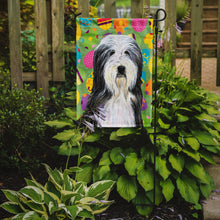 Load image into Gallery viewer, Bearded Collie Easter Eggtravaganza Garden Flag - Outdoor Decorative Yard Flag
