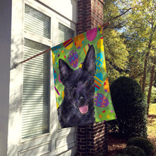 Load image into Gallery viewer, Australian Kelpie Easter Eggtravaganza Flag Canvas House Size