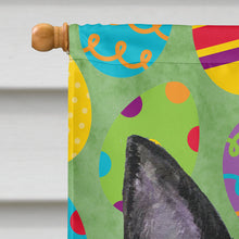 Load image into Gallery viewer, Australian Kelpie Easter Eggtravaganza Flag Canvas House Size