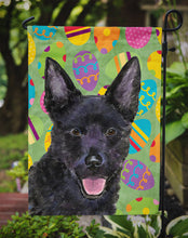 Load image into Gallery viewer, Australian Kelpie Easter Eggtravaganza Garden Flag - Outdoor Decorative Yard Flag