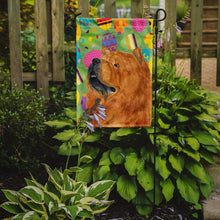 Load image into Gallery viewer, Chow Chow Easter Eggtravaganza Garden Flag - Outdoor Decorative Yard Flag
