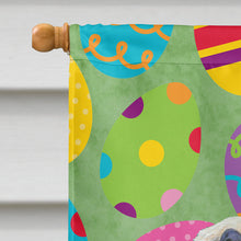 Load image into Gallery viewer, Dandie Dinmont Terrier Easter Eggtravaganza Flag Canvas House Size
