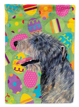 Load image into Gallery viewer, Irish Wolfhound Easter Eggtravaganza Garden Flag - Outdoor Decorative Yard Flag