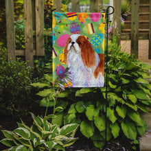 Load image into Gallery viewer, English Toy Spaniel Easter Eggtravaganza Garden Flag - Outdoor Decorative Yard Flag