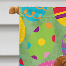 Load image into Gallery viewer, Sussex Spaniel Easter Eggtravaganza Flag Canvas House Size