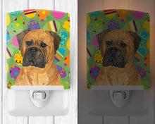 Load image into Gallery viewer, Bullmastiff Easter Eggtravaganza Ceramic Night Light SS4862CNL