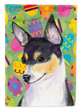 Load image into Gallery viewer, Chihuahua Easter Eggtravaganza Flag Canvas House Size