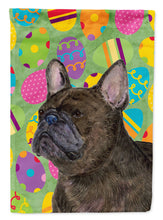 Load image into Gallery viewer, French Bulldog Easter Eggtravaganza Flag Canvas House Size