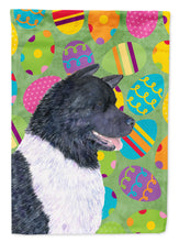 Load image into Gallery viewer, Akita Easter Eggtravaganza Flag Canvas House Size
