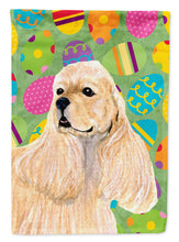 Load image into Gallery viewer, Cocker Spaniel Easter Eggtravaganza Garden Flag - Outdoor Decorative Yard Flag