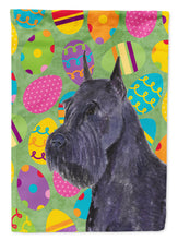 Load image into Gallery viewer, Schnauzer Easter Eggtravaganza Garden Flag - Outdoor Decorative Yard Flag