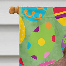 Load image into Gallery viewer, Field Spaniel Easter Eggtravaganza Flag Canvas House Size
