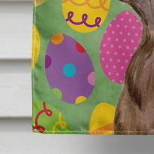 Load image into Gallery viewer, Field Spaniel Easter Eggtravaganza Flag Canvas House Size