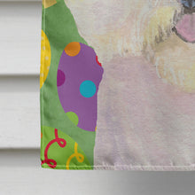 Load image into Gallery viewer, Bichon Frise Easter Eggtravaganza Flag Canvas House Size