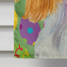 Load image into Gallery viewer, Cavalier Spaniel Easter Eggtravaganza Flag Canvas House Size