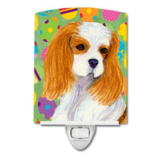 Load image into Gallery viewer, Cavalier Spaniel Easter Eggtravaganza Ceramic Night Light SS4872CNL