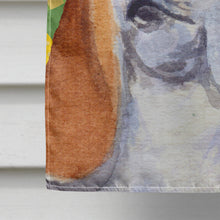 Load image into Gallery viewer, Basset Hound Easter Eggtravaganza Flag Canvas House Size