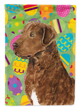 Load image into Gallery viewer, Chesapeake Bay Retriever Easter Eggtravaganza Garden Flag - Outdoor Decorative Yard Flag