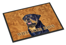 Load image into Gallery viewer, Rottweiler Wipe your Paws Doormat - 24x36 Decorative Floor Mat – Indoor/Outdoor Rug with Artistic Flair SS4880JMAT