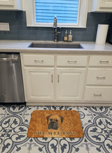 Load image into Gallery viewer, Bullmastiff Wipe your Paws Machine Washable Memory Foam Mat SS4883RUG