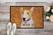 Load image into Gallery viewer, Bull Terrier Wipe your Paws Doormat - 24x36 Decorative Floor Mat – Indoor/Outdoor Rug with Artistic Flair SS4890JMAT