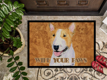 Load image into Gallery viewer, Bull Terrier Wipe your Paws Doormat - 24x36 Decorative Floor Mat – Indoor/Outdoor Rug with Artistic Flair SS4890JMAT
