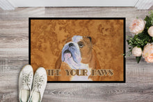 Load image into Gallery viewer, Bulldog English Wipe your Paws Doormat - 24x36 Decorative Floor Mat – Indoor/Outdoor Rug with Artistic Flair SS4893JMAT