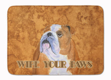 Load image into Gallery viewer, Bulldog English Wipe your Paws Machine Washable Memory Foam Mat SS4893RUG